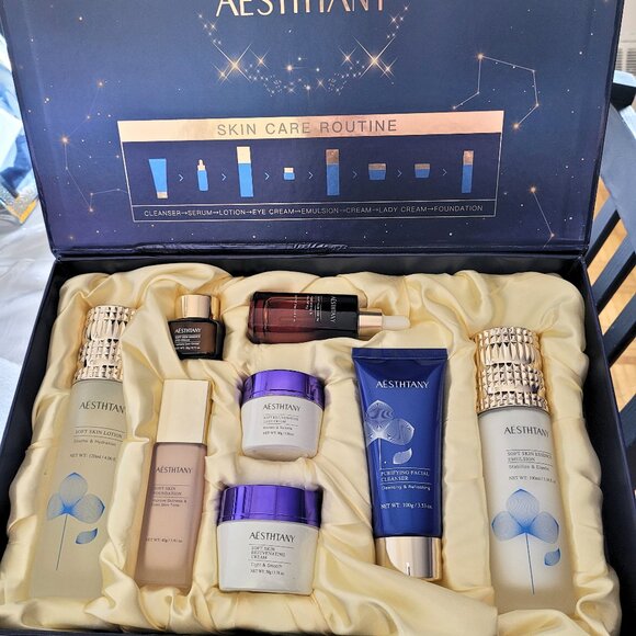 O'KADY Aesthtany Skin Care Rejuvenating Beauty Anti-Aging 8-Piece Set - Picture 1 of 9